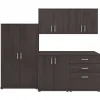 Outlet Universal 62" 5-Piece Modular Storage Set with 11 Shelves, Storm Gray (UNS003SG) Storage Cabinets