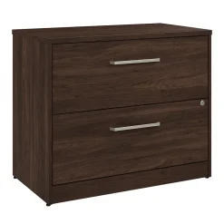 Online Vista 2 Drawer File Cabinet, Black Walnut (VSF136BWSU) File Cabinets
