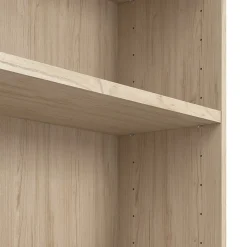 Vista Tall 5 Shelf Bookcase, Natural Elm (VSB12479-Z) Bookcases