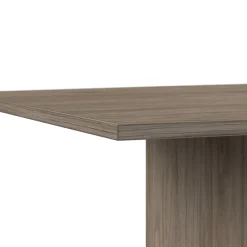 Best 120W x 48D Boat Shaped Conference Table with Wood Base, Modern Hickory (99TB12048MHK) Conference Room Tables