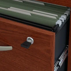 Outlet Westfield 72W L Shaped Desk with Hutch and Mobile File Cabinet, (SRC0018MASU) L-Desks