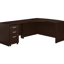 Outlet Westfield Left Handed L Shaped Desk with Mobile File Cabinet, (SRC007MRLSU) Computer Desks