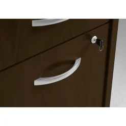 Westfield Desk w/ 2 Drawer Mobile Pedestal, (SRC028MRSU) Office Desks