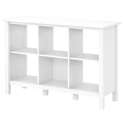 Sale Broadview 6 Cube Storage Bookcase, Pure White (BDB145WH-03) Bookcases