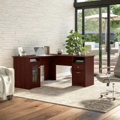 Cabot L Shaped Desk, (WC31430K) Corner Desks