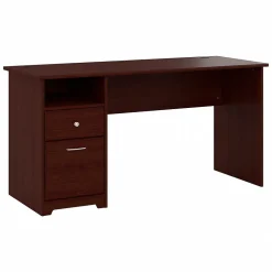 Clearance Cabot 60"W Computer Desk with Drawers, (WC31460-03) Computer Desks