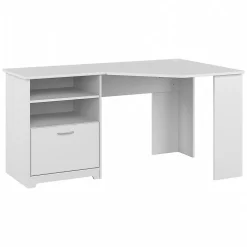 Cabot 60"W Corner Desk with Storage, (WC31915K) Corner Desks
