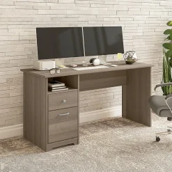 Online Cabot 60"W Computer Desk with Drawers, (WC31260) Computer Desks
