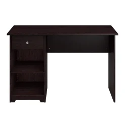 Clearance Cabot 48"W Computer Desk with Storage, Espresso Oak (WC31847) Computer Desks