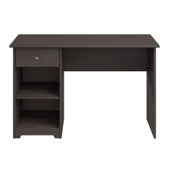 Best Cabot 48"W Computer Desk with Storage, Heather Gray (WC31747) Computer Desks