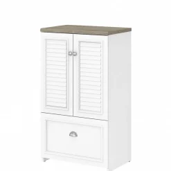 Clearance Fairview 41.69" Storage Cabinet with 3 Shelves, (WC53680-03) Storage Cabinets