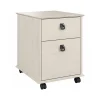 Homestead 2-Drawer Mobile File Cabinet, Letter Size, Linen White Oak (HOF117LW-03) File Cabinets
