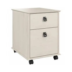 Homestead 2-Drawer Mobile File Cabinet, Letter Size, Linen White Oak (HOF117LW-03) File Cabinets