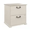 Hot Homestead 2-Drawer Lateral File Cabinet, Letter/Legal Size, Lockable, Linen White Oak (HOF129LW-03) File Cabinets