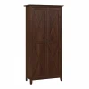Outlet Key West 65.98" Tall Storage Cabinet with Doors and 5 Shelves, Bing Cherry (KWS266BC-03) Storage Cabinets