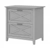 New Key West 2-Drawer Lateral File Cabinet, Letter/Legal, Cape Cod Gray, 30" (KWF130CG-03) File Cabinets