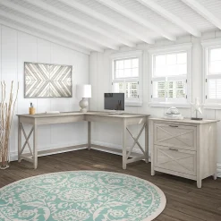 Key West Lateral File, Washed Gray (KWF130WG-03) File Cabinets