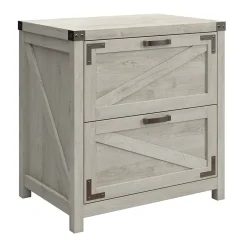 Knoxville 2-Drawer Lateral File Cabinet, Cottage White (CGF129CWH-03) File Cabinets