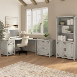 Knoxville 2-Drawer Lateral File Cabinet, Cottage White (CGF129CWH-03) File Cabinets