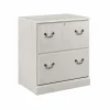 New Saratoga 2-Drawer Lateral File Cabinet, Linen White Oak (EX45754-03) File Cabinets