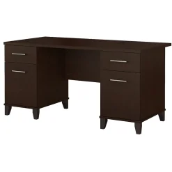 Hot Somerset 60"W Office Desk with Drawers, (WC81828K) Computer Desks