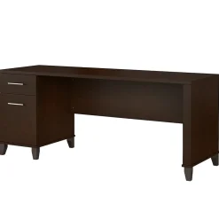 Online Somerset 72"W Office Desk with Drawers, (WC81872) Computer Desks