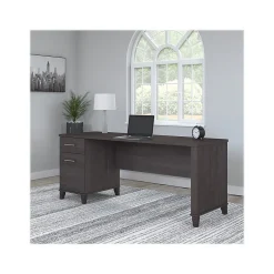 Outlet Somerset 72"W Office Desk with Drawers, (WC81572) Office Desks