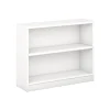 Discount Universal 2-Shelf Bookcase, Pure White (WL12413) Bookcases