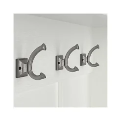 Hot Woodland Entryway Storage Set with Hall Trees and Shoe Bench with Drawers, White Ash (WDL012WAS) Storage Cabinets