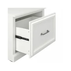 New Woodland 24W Hall Tree and Small Shoe Bench with Drawer, White Ash (WDL007WAS) Storage Cabinets