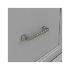 Discount Woodland 40W Entryway Bench with Doors, Cape Cod Gray (WDL005CG) Storage Cabinets