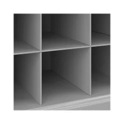 Discount Woodland 24W Hall Tree and Small Shoe Bench with Shelves, Cape Cod Gray (WDL008CG) Storage Cabinets