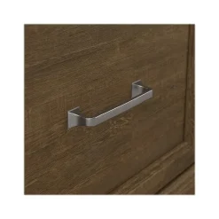 Best Woodland 40W Entryway Bench with Doors and Wall Mounted Coat Rack, Ash Brown (WDL009ABR) Storage Cabinets