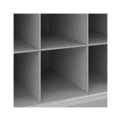 Hot Woodland 40W Hall Tree and Shoe Storage Bench with Shelves, Cape Cod Gray (WDL002CG) Storage Cabinets