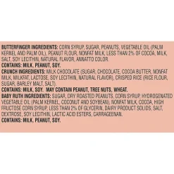 Chocolate<Ferrero Rocher Butterfinger, CRUNCH, and Baby Ruth Assorted Minis Candy Bars, 32.4oz (FEU71526)