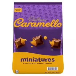 Chocolate<Cadbury CARAMELLO Miniatures Milk Chocolate and Caramel Candy Bars, 27.6 oz. (325-00012)