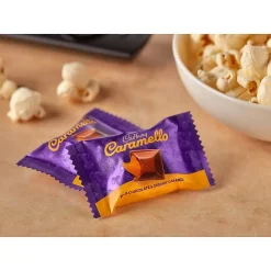 Chocolate<Cadbury CARAMELLO Miniatures Milk Chocolate and Caramel Candy Bars, 27.6 oz. (325-00012)