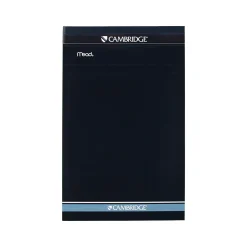 Cambridge Notepad, 5" x 8", Legal-Ruled, Black, 70 Sheets/Pad, 2 Pads/Pack (59876) Discount