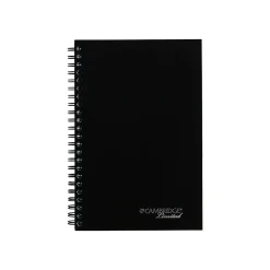 Cambridge 1-Subject Notebooks, 5" x 8", Wide Ruled, 80 Sheets, Black (06074) Clearance