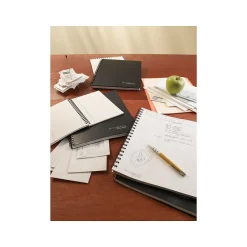 Cambridge 1-Subject Notebooks, 5" x 8", Wide Ruled, 80 Sheets, Black (06074) Clearance