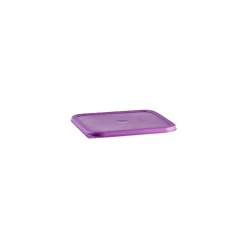Food Storage Containers<Cambro 22 Qt. Allergen Free Purple CamSquare® Cover, 11 1/4" L X 12 1/4" W, Purple (SFC12SCPP441)
