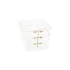 Food Storage Containers<Cambro 6 Qt. CamSquare® Food Storage Container, 8 3/8" L x 8 3/8" W x 7 1/4" H, Clear (6SFSCW135)
