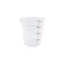 Food Storage Containers<Cambro 4 Qt. Camwear® Food Storage Container, 8 3/16" D X 8 9/16" H, Clear (RFSCW4135)