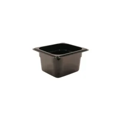 Food Storage Containers<Cambro Camwear 4" Deep Black Food Pan, 6 15/16" L x 6 3/8" W (79364)
