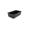 Food Storage Containers<Cambro Full Black Plastic Food Pan, 5 4/5" H x 20 7/8" W x 12 5/6" D, Clear (16CW110)