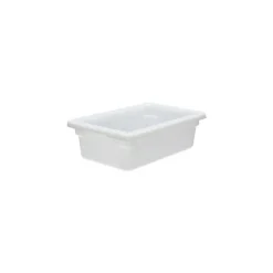 Food Storage Containers<Cambro 12186P148, 3 gal White Polyethylene Food Box, White