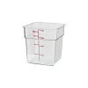 Food Storage Containers<Cambro 4SFSCW135, 4 qt Polycarbonate Food Storage Container - Camwear CamSquare