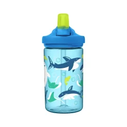 Water Bottles<CamelBak Eddy + Kids Water Bottle, Sharks And Rays, 14 Oz. (2472402041)