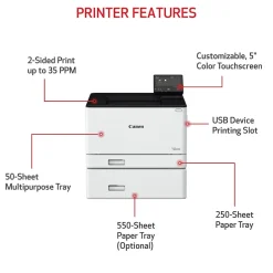 Instant Photo Printers<Canon imageCLASS LBP674Cdw Wireless Color Laser Printer (5456C006)