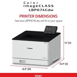 Instant Photo Printers<Canon imageCLASS LBP674Cdw Wireless Color Laser Printer (5456C006)